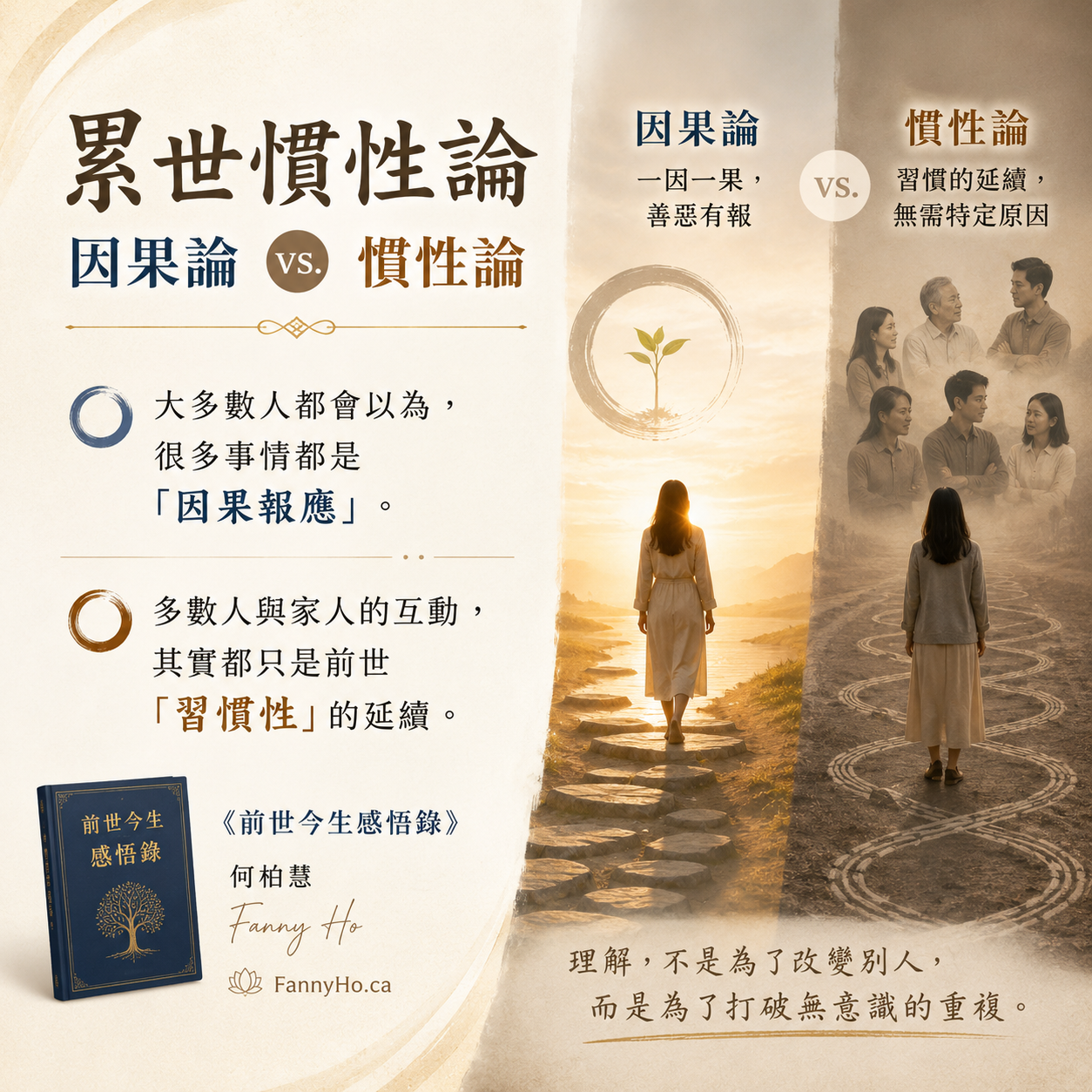 第一篇。累世慣性論。因果論 vs. 慣性論